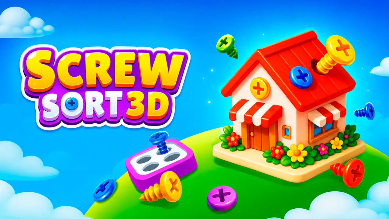Screw Sort 3D gameplay