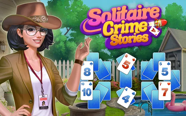 Solitaire Crime Stories, Solitaire hands that double as a detective investigation in a small American town.