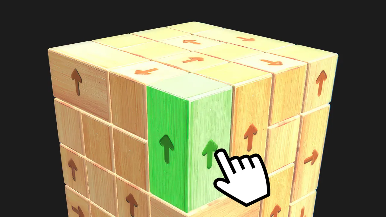 Tap 3D Wood Block Away gameplay